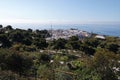 Town of Maro from Nerja Cave in Andalusia, Spain Royalty Free Stock Photo