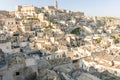 Town of Matera and tipical rocks houses