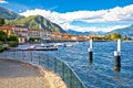 Town of Menaggio on Como lake waterfront view