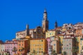 Town Menton in France