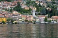 Town of Moltrasio at lake Como in Italy