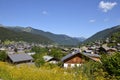 Town of Morzine in France Royalty Free Stock Photo