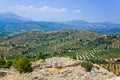 Town Mycenae ruins, Greece Royalty Free Stock Photo