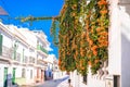 Town of Nerja white street view