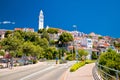 Town of Novi Vinodolski street and landmarks view