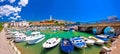 Town of Novi Vinodolski waterfront panoramic view Royalty Free Stock Photo