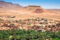 Town and oasis of Tinerhir, Morocco Royalty Free Stock Photo