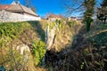 Town of Ogulin and Dobra river canyon abyss view Royalty Free Stock Photo