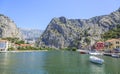 Town Omis in Croatia.