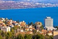 Town of Opatija and Kvarner bay Royalty Free Stock Photo