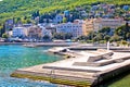 Town of Opatija waterfront view Royalty Free Stock Photo