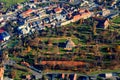 Town Ostrov under the Ore Mountains Royalty Free Stock Photo