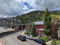 Town of Park City Utah on a beautiful sunny day