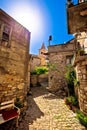 Town of Pirovac old stone street Royalty Free Stock Photo