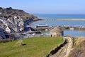 Town of Port-en-Bessin in France