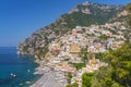 The town of Positano along the Amalfi Coast, Campania, Italy Royalty Free Stock Photo