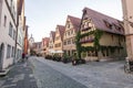 Town Rothenburg ob der Tauber, a town in the district of Ansbach of Mittelfranken (Middle Franconia), the Franconia region