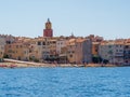 The town of Saint-Tropez, France. Royalty Free Stock Photo