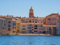 The town of Saint-Tropez, France. Royalty Free Stock Photo