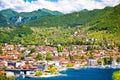 Town of Salo on Garda lake view Royalty Free Stock Photo