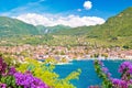 Town of Salo on Lago di Garda lake view Royalty Free Stock Photo