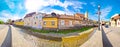 Town of Samobor riverfront panoramic view Royalty Free Stock Photo