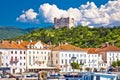 Town of Senj and Nehaj fortress view Royalty Free Stock Photo