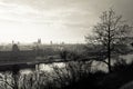 Town in Sepia Colour