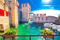 Town of Sirmione entrance walls view