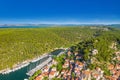 Town of Skradin in Dalmatia, Croatia Royalty Free Stock Photo