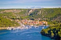 Town of Skradin on Krka river