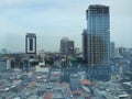 Town and Sky in Jakarta evening