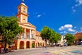 Town of Sombor square and architecture view