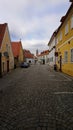 Streets of cesky krumlov in winter