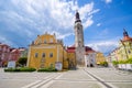 Town square of Boleslawiec, Poland