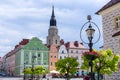 Town square of Boleslawiec, Poland