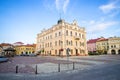 Town square of Jaroslaw, Poland Royalty Free Stock Photo