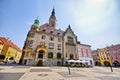 Town square in Jawor, Poland