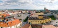 Town square in Kromeriz, Czech Republic Royalty Free Stock Photo