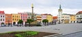 Town square in Kromeriz, Czech Republic Royalty Free Stock Photo