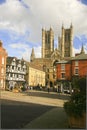 Town Square, Lincoln, Lincolnshire, UK. Royalty Free Stock Photo