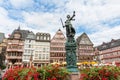 Town square romerberg Frankfurt Germany Royalty Free Stock Photo