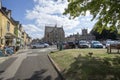 Stow in the Wold town square Royalty Free Stock Photo