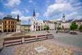 Town square of Trutnov, Czech Republic