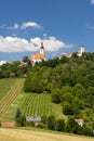 Town Straden and wineyards in Styria, Austria Royalty Free Stock Photo