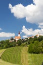 Town Straden and wineyards in Styria, Austria Royalty Free Stock Photo