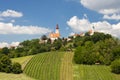 Town Straden and wineyards in Styria, Austria Royalty Free Stock Photo