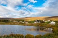 The town of Svalbardseyri in north Iceland