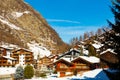 Town in Swiss Alps, Zermatt, during daylight Royalty Free Stock Photo