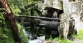 Video of an old hydraulic fulling mill in operation. Asturias. Spain.